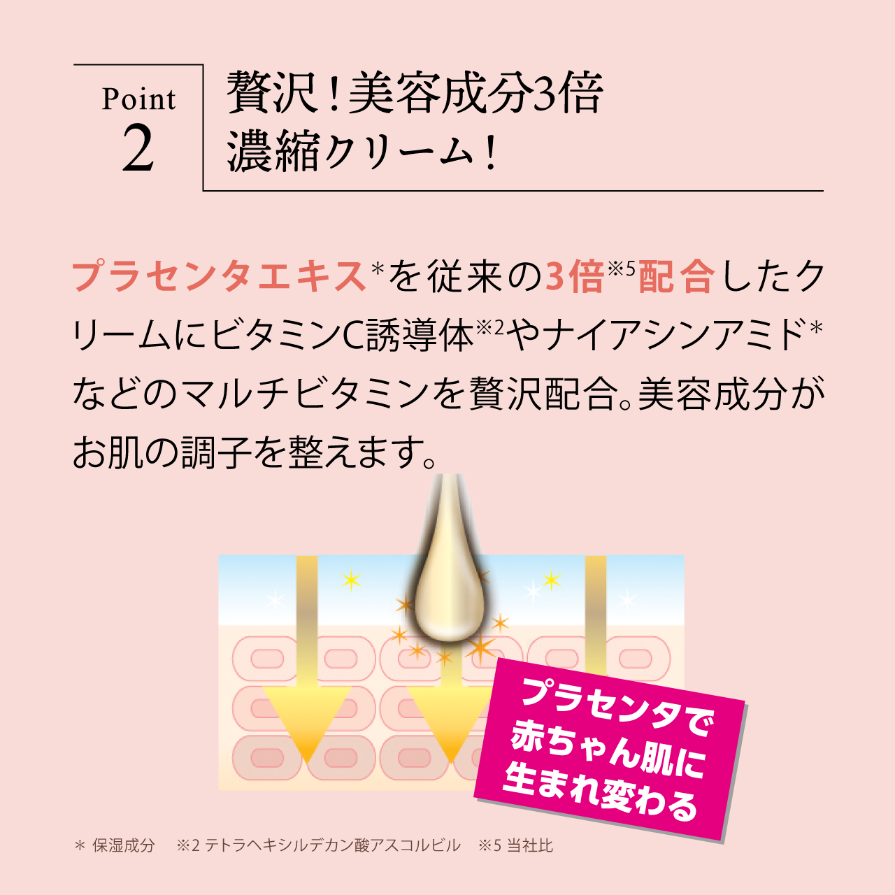 豪华！ 3倍浓缩美容成分面霜！
